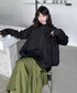 Drawstring Flower Jacket